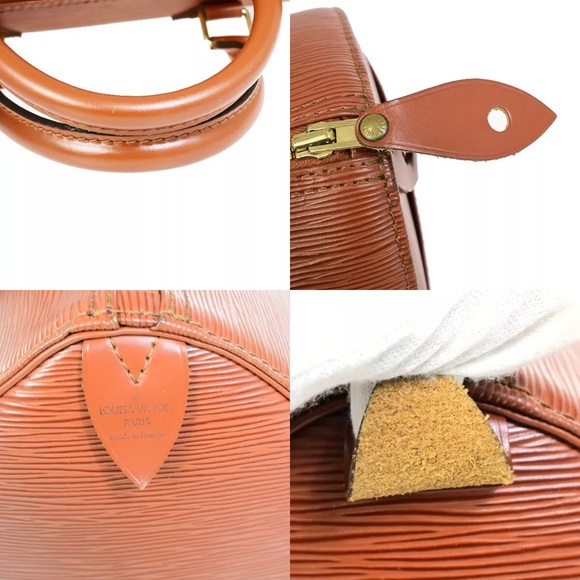 Louis Vuitton Speedy Duffle Epi Speedy 30 with 315 Louis Vuitton Lock & Key - Picture 8 of 16